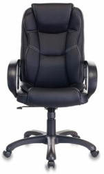 Кресло офисное CH-839/BLACK, экокожа, черное