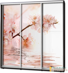 Шкаф купе 3х дв Фотопечать № 1