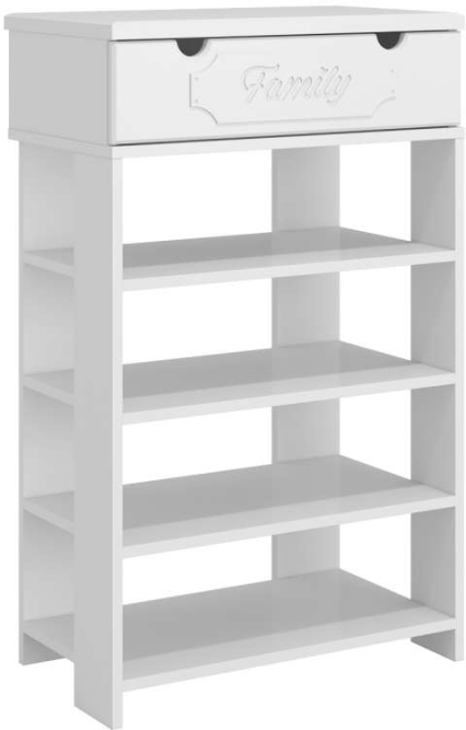 Тумба для обуви ДримСтар ДС-21 (600) белое дерево