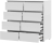 Комод 8 ящиков КМ 04 Хелен
