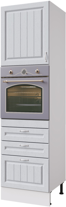 Пенал под духовку с 3-мя ящиками B-BOX (Метабоксы) 600 мм  Принцесса