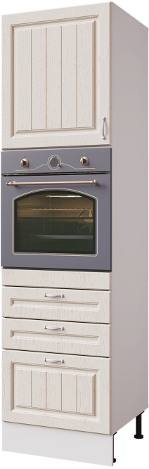 Пенал под духовку с 3-мя ящиками B-BOX (Метабоксы) 600 мм  Принцесса