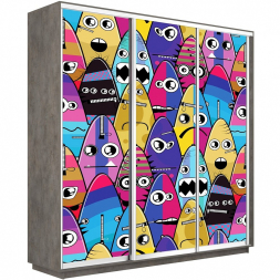 Шкаф-купе Экспресс 3-х дверный (Фото №1009)