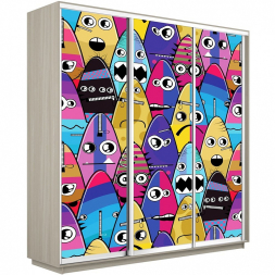 Шкаф-купе Экспресс 3-х дверный (Фото №1009)