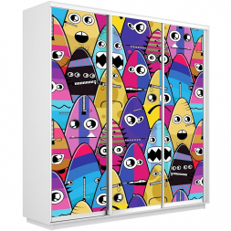 Шкаф-купе Экспресс 3-х дверный (Фото №1009)