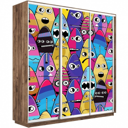 Шкаф-купе Экспресс 3-х дверный (Фото №1009)