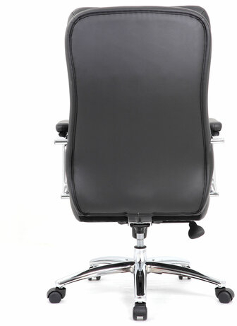 Кресло офисное BRABIX PREMIUM "Amadeus EX-507", экокожа, хром, черное, 530879