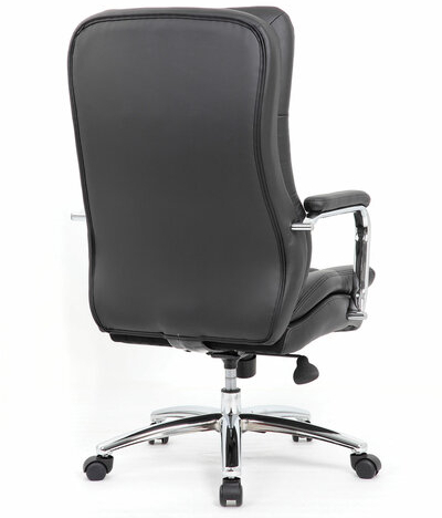 Кресло офисное BRABIX PREMIUM "Amadeus EX-507", экокожа, хром, черное, 530879