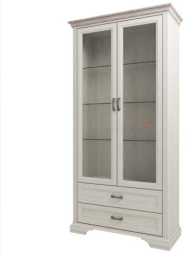 Шкаф с витриной 2V2S Монако