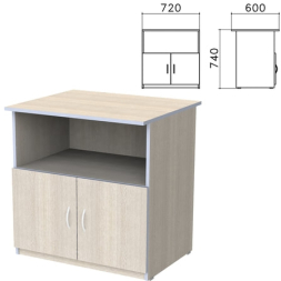 Тумба для оргтехники Бюджет 2 двери