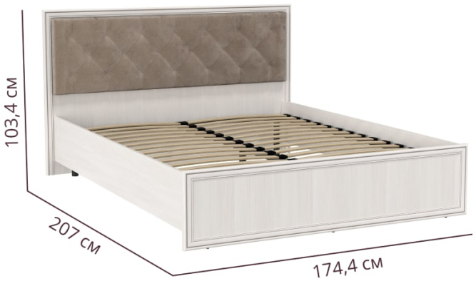 Кровать 06.02-03 Габриэлла (1600х2000)