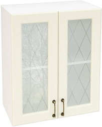 Шкаф верхний со стеклом с 2 створками Кухня Ницца ШВС 600