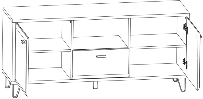 Тумба Грейс RTV2D1S