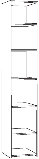 Шкаф комбинированный Амели 08.49