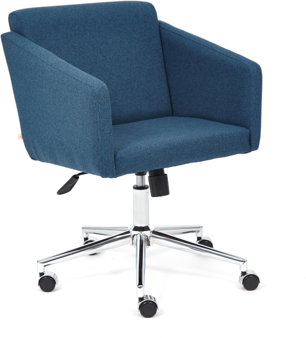 Кресло MILAN хром ткань ORLEANS, синий, 19
