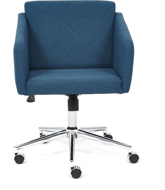 Кресло MILAN хром ткань ORLEANS, синий, 19