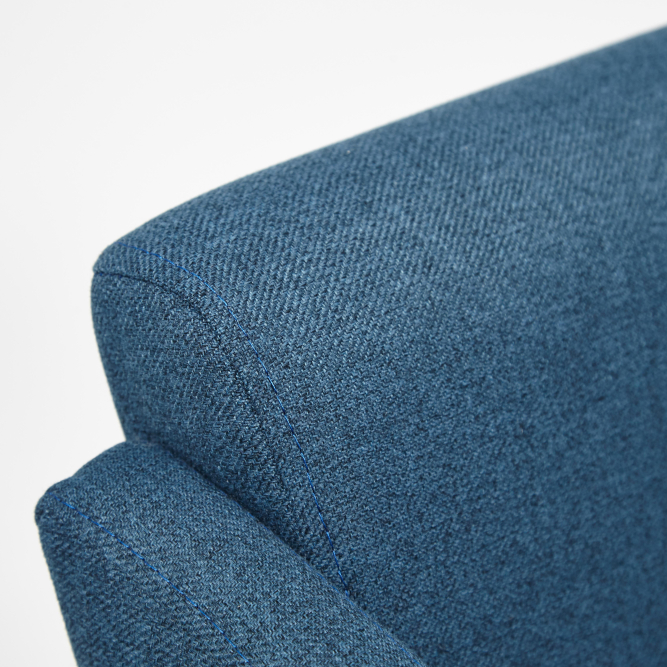 Кресло MILAN хром ткань ORLEANS, синий, 19