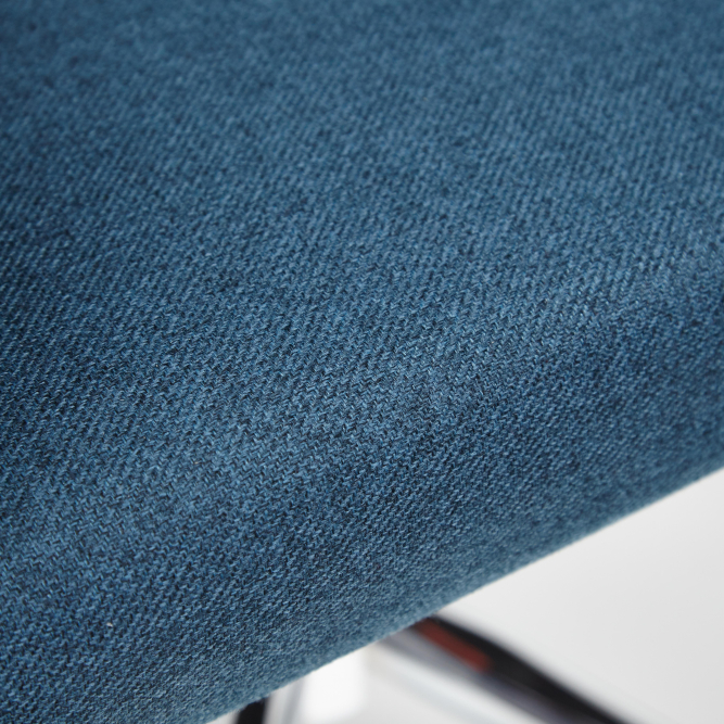 Кресло MILAN хром ткань ORLEANS, синий, 19