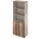 Шкаф высокий ДГ45 (Глиняный серый/Вяз Аврора каменный)