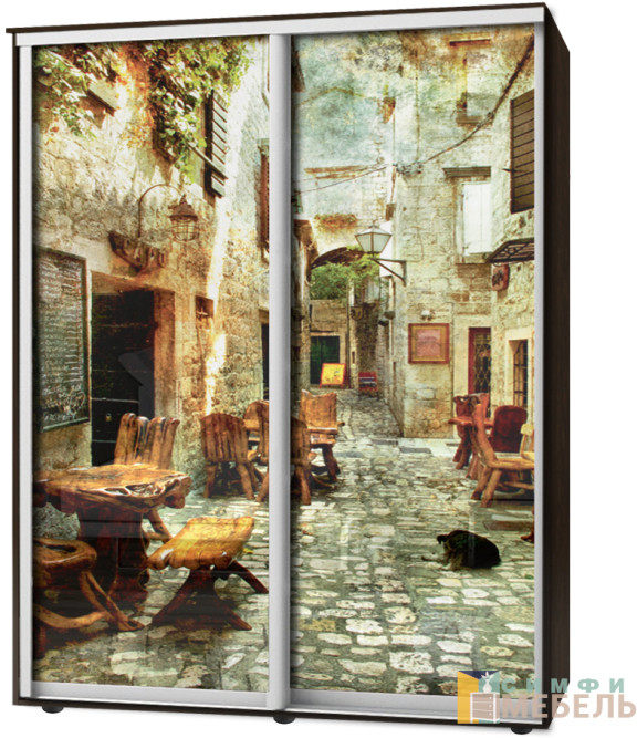 Шкаф-купе 2х дв Стандарт Фотопечать № 32