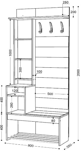 Прихожая Ольга-Лофт 1