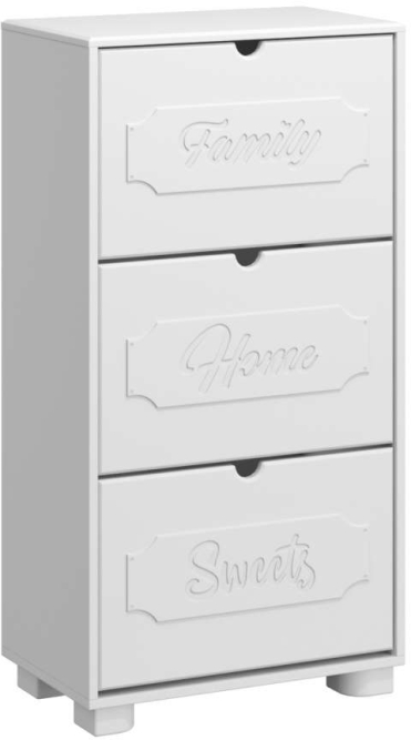 Тумба для обуви ДримСтар ДС-23 белое дерево