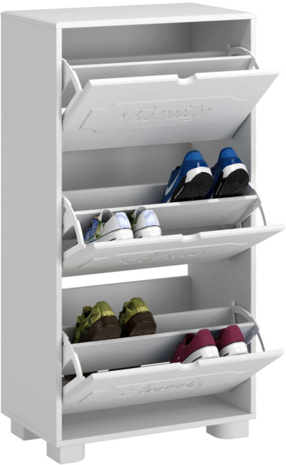 Тумба для обуви ДримСтар ДС-23 белое дерево