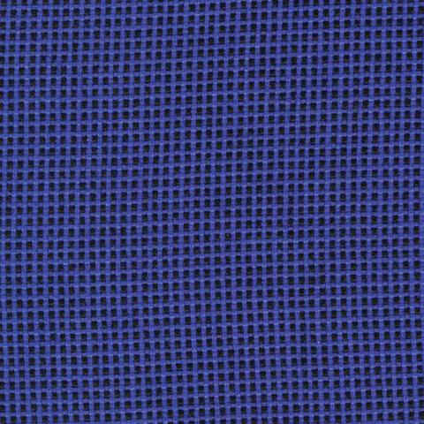 Стул для персонала и посетителей &quot;ИЗО&quot;, черный каркас, ткань черно-синяя, В-12/С-14