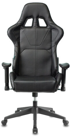 Кресло компьютерное Zombie VIKING 5 AERO, 2 подушки, экокожа, черное, 1216367