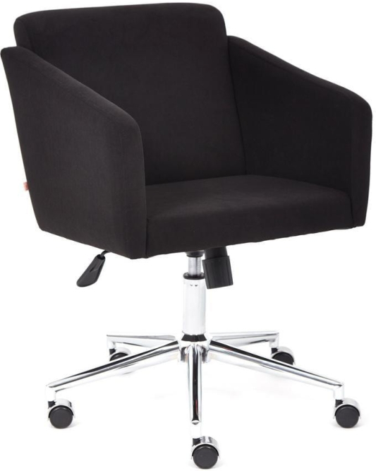 Кресло MILAN хром флок , черный, 35