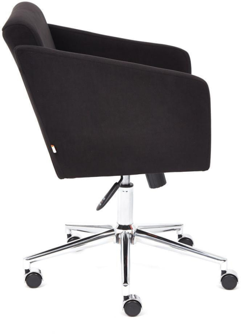 Кресло MILAN хром флок , черный, 35