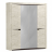 Шкаф для одежды  33.01 (4-х дв.) Лючия