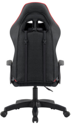 Кресло компьютерное DEFENDER Kraken, 2 подушки, ткань, черное/красное, ш/к 28313, 64677