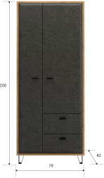 Шкаф Грейс SZF2D2S