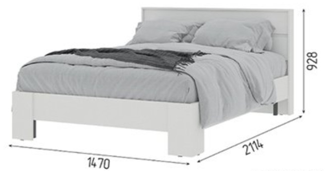 Кровать КР 01/02/03 Хелен