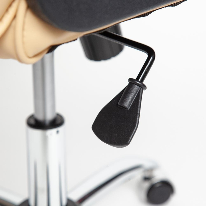 Кресло СН9944 Хром, кож/зам, бежевый, 36-34