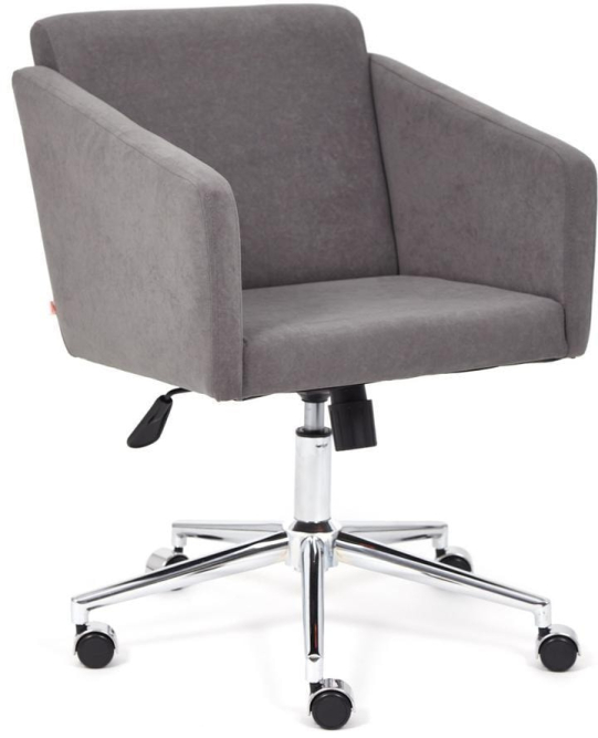 Кресло MILAN хром флок , серый, 29