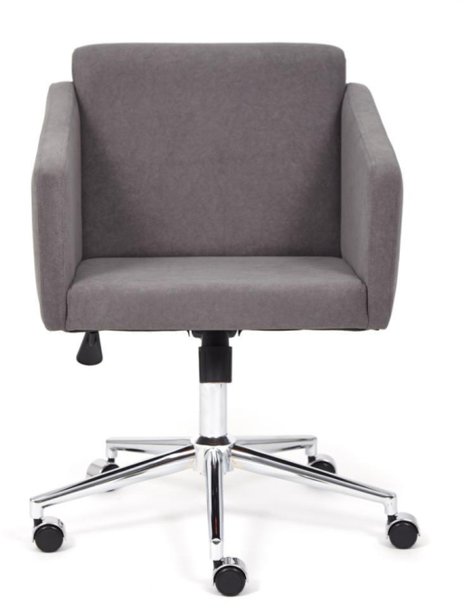 Кресло MILAN хром флок , серый, 29