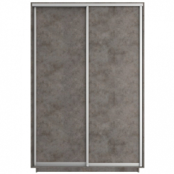 Шкаф-купе Экспресс 2-х дверный (ЛДСП) Бетон