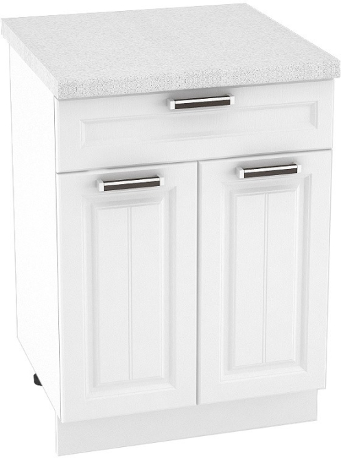 Шкаф нижний 1 ящик с 2 створками Кухня Прага 600 мм