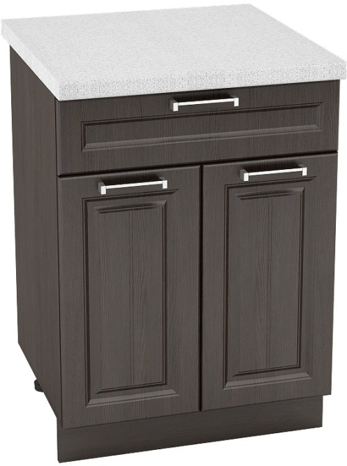 Шкаф нижний 1 ящик с 2 створками Кухня Прага 600 мм