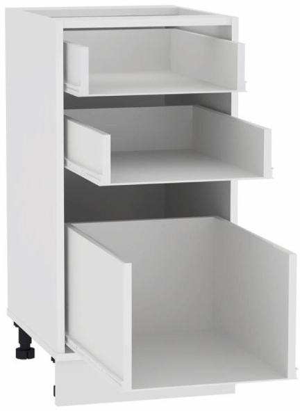 Шкаф нижний 3 ящика Кухня Валерия ШН3Я 400 (глянец)