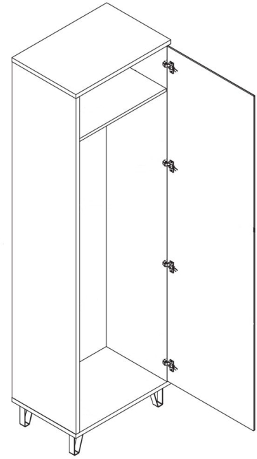 Шкаф Грейс SZF1D