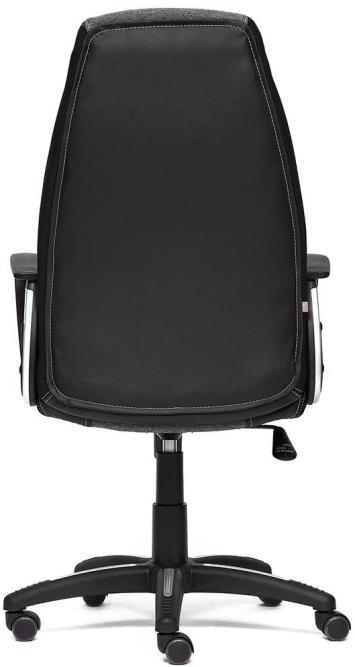 Кресло INTER кож/зам/ткань, черный/серый/серый, 36-6/207/14