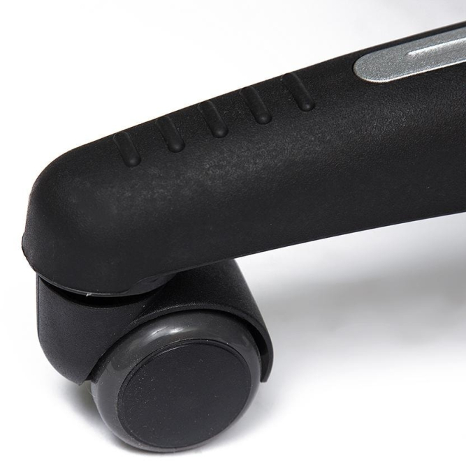 Кресло INTER кож/зам/ткань, черный/серый/серый, 36-6/207/14