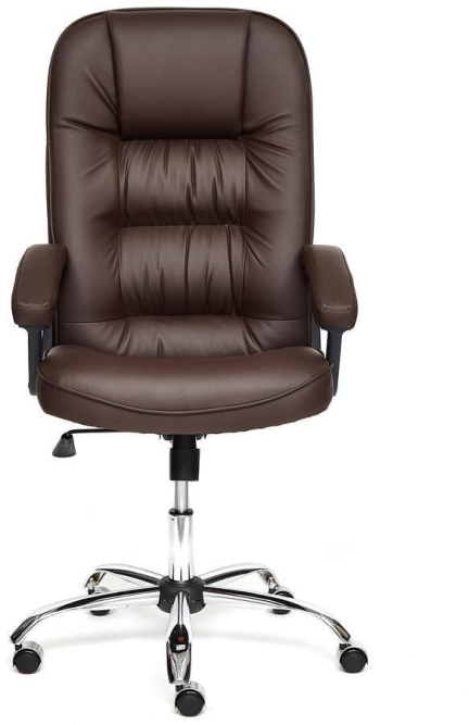 Кресло СН9944 Хром, кож/зам, коричневый, 36-36