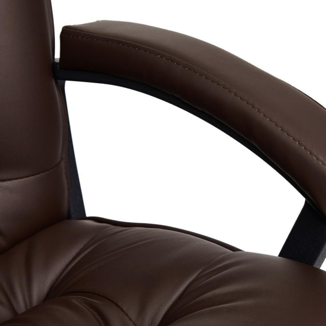 Кресло СН9944 Хром, кож/зам, коричневый, 36-36