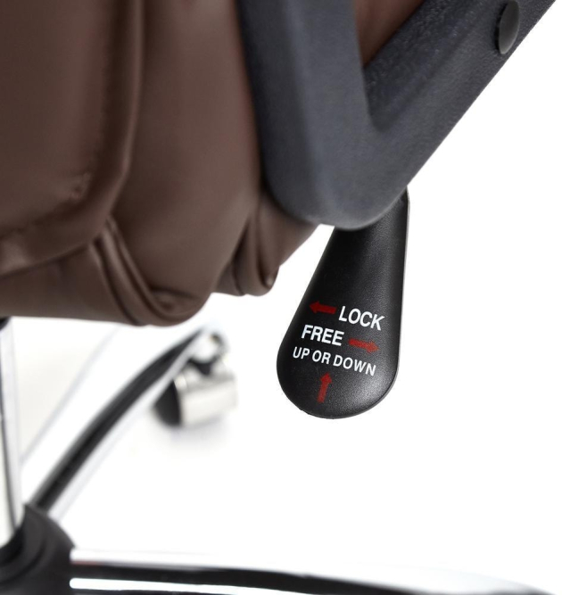 Кресло СН9944 Хром, кож/зам, коричневый, 36-36