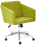 Кресло MILAN хром флок , олива, 23