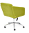 Кресло MILAN хром флок , олива, 23